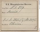 Etiketten zu Azurit (NHMW-MIN-Ad389)